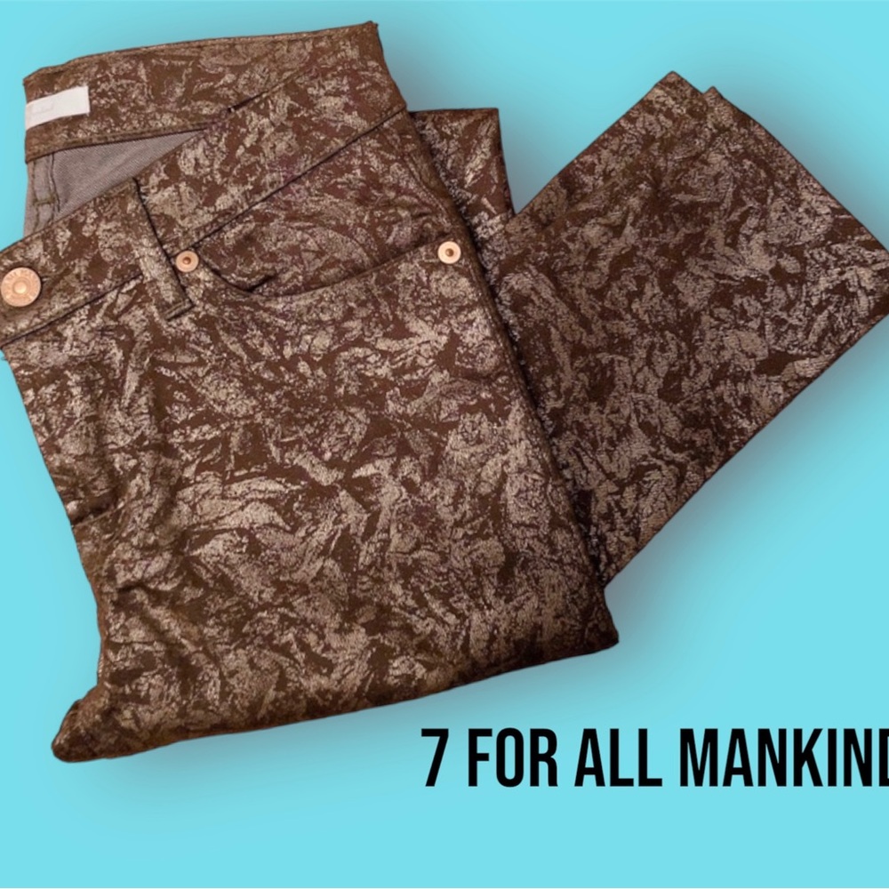 7 for all mankind: Golden Leaf Skinny